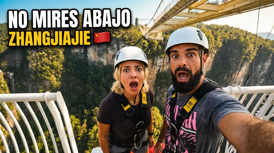El bungee más alto del mundo: 260 m en Zhangjiajie